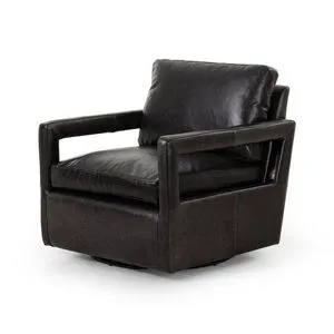 Product Image 2 for Olson Sonoma Black Swivel Chair from Four Hands