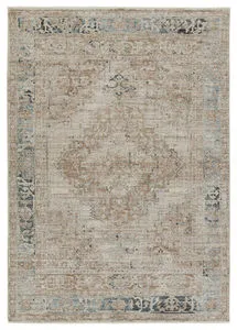 Product Image 1 for Emory Updated Traditional Medallion Taupe/ Tan Rug - 9'6" x 12'6" from Jaipur