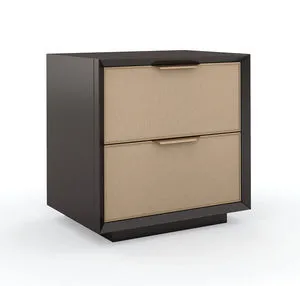 Product Image 1 for Black Metal Modern Double Wrap Nightstand from Caracole