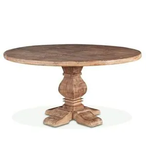 Product Image 10 for Pengrove Round Antique Oak Mango Wood Dining Table from World Interiors