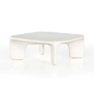 Product Image 1 for Dante Coffee Table White Concrete from Four Hands