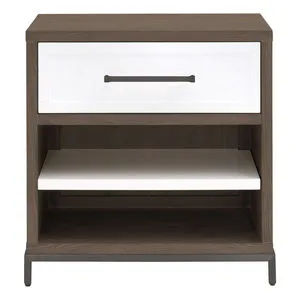 Product Image 1 for Wrenn 1-Drawer Brown Acacia Nightstand from Essentials for Living