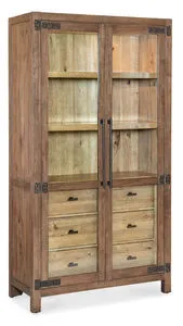 Product Image 1 for Vineyard Row Display Cabinet from Hooker Furniture