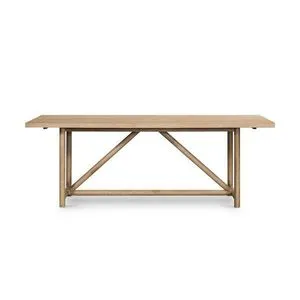 Product Image 5 for Mika White Washed Oak Dining Table from Four Hands