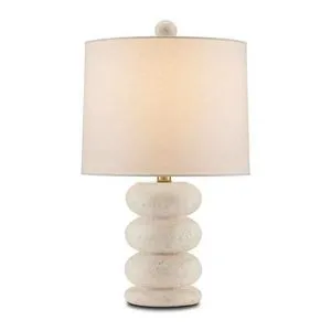 Product Image 1 for Girault Travertine Table Lamp from Currey & Company