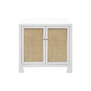 Product Image 3 for Alden Two Door Cane Cabinet from Worlds Away