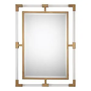 Product Image 1 for Uttermost Balkan Modern Gold Wall Mirror from Uttermost