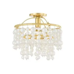 Product Image 1 for Kinsley Pearl Semi Flush Mount from Mitzi