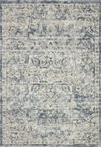 Product Image 3 for Theory Ivory / Blue Rug from Loloi