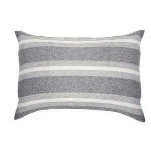 Product Image 1 for Alpine 28" x 36" Large Decorative Bed Pillow with Insert - Grey / Ivory from Pom Pom at Home