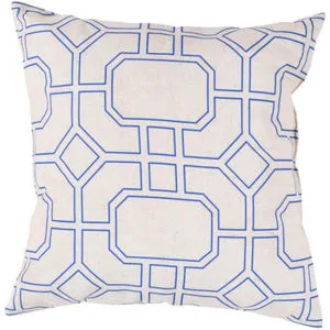 Product Image 1 for Rain Blue Geometric Outdoor Pillow from Surya