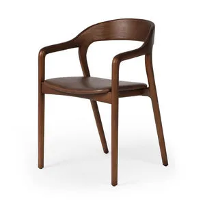 Product Image 1 for Amare Brown Wooden Dining Armchair - Umber Ash from Four Hands