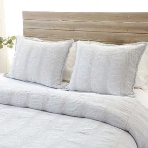 Product Image 1 for Nantucket Cotton Standard Sham - Grey from Pom Pom at Home