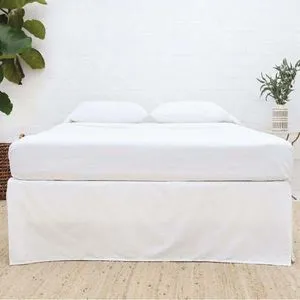 Product Image 1 for Paneled Cotton Sateen Bedskirt from Pom Pom at Home