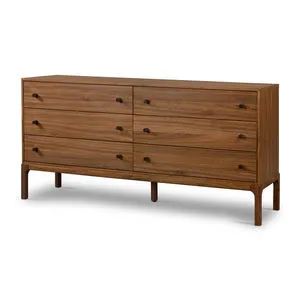 Product Image 1 for Arturo Natural Walnut Traditional 6 Drawer Dresser from Four Hands