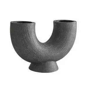 Product Image 4 for Damien Matte Charcoal TerracottaSculpture from Arteriors