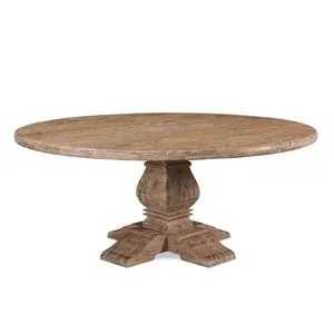Product Image 9 for Pengrove Round Antique Oak Mango Wood Dining Table from World Interiors