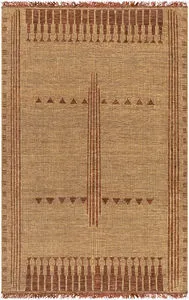 Product Image 1 for Touareg Woven Jute Brown Rug - 2'6" x 8' from Surya