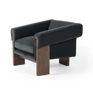 Product Image 3 for Cairo Chair - Modern Velvet Smoke from Four Hands
