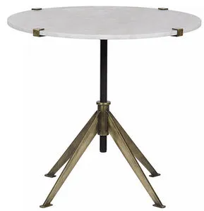 Product Image 1 for Qs Edith Adjustable Side Table "Antique Brass" from Noir
