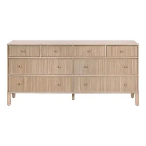 Product Image 1 for Highland 8-Drawer Natural Oak Double Dresser from Essentials for Living