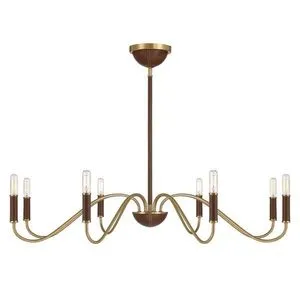 Product Image 1 for Abeline 8-Light Chandelier in Warm Brass from Savoy House