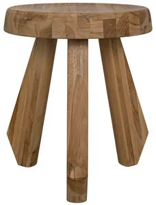 Product Image 3 for Priam Teak Accent Stool from Noir