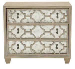 Product Image 2 for Santa Barbara Mirrored Front Oak Nightstand from Bernhardt Furniture