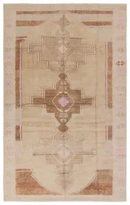 Product Image 1 for Parian Medallion Tan/Pink Rug from Jaipur