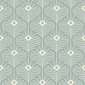 Product Image 1 for Moroccan Peacock Removable Peel & Stick Wallpaper from Mitchell Black