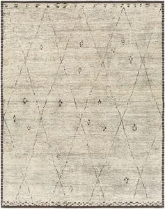 Product Image 1 for Khyber Hand-Knotted Global Wheat / Black Rug - 10' x 14' from Surya