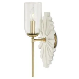 Product Image 1 for Benthos White Wall Sconce from Currey & Company