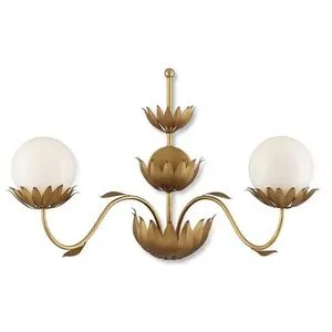 Product Image 1 for Mirasole Gold Wall Sconce from Currey & Company