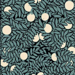 Product Image 1 for Orange Grove Blue/Cream Removable Peel & Stick Wallpaper from Mitchell Black