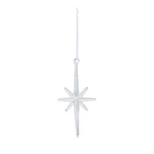 Product Image 1 for Florence Blown Glass North Star Ornament, Set of 4 from Park Hill Collection