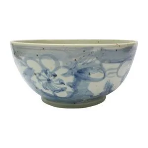 Product Image 1 for Blue & White Porcelain Bowl Twisted Flower Motif from Legend of Asia