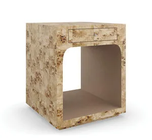 Product Image 3 for Burlesque Mappa Burl Hardwood End Table from Caracole
