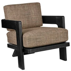 Product Image 2 for Theo Lounge Chair, Rig Otter from Currey & Company