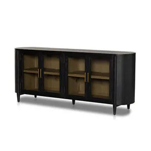 Product Image 1 for Tolle Iron Modern Black Sideboard from Four Hands