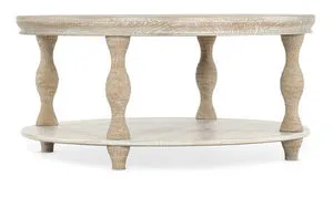 Product Image 1 for Serenity Bahari Oak Veneer Round Cocktail Table from Hooker Furniture