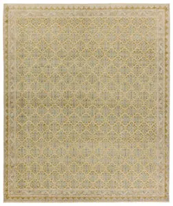 Product Image 1 for Mildred Hand-Knotted Medallion Blue / Green Rug 8' x 10' from Jaipur