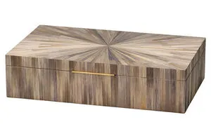 Product Image 1 for Palm Marquetry Box from Jamie Young