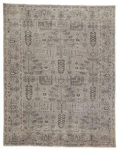 Product Image 4 for Ginerva Hand-Knotted Oriental Gray Rug from Jaipur