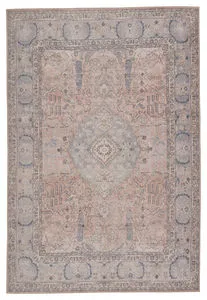 Product Image 8 for Kadin Medallion Pink/ Blue Rug from Jaipur
