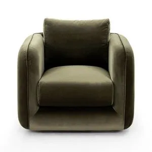 Product Image 1 for Malakai Surrey Olive Swivel Chair from Four Hands