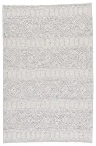 Product Image 2 for Ismene Indoor/ Outdoor Trellis Light Gray/ White Rug from Jaipur