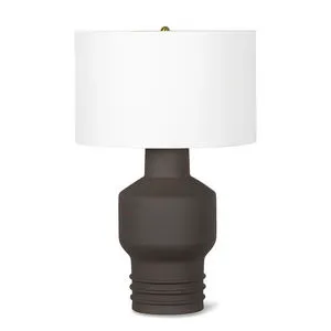 Product Image 1 for Lewis Black Ceramic Table Lamp from Regina Andrew Design