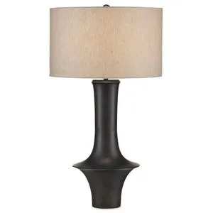 Product Image 1 for Silvestri Black Table Lamp from Currey & Company