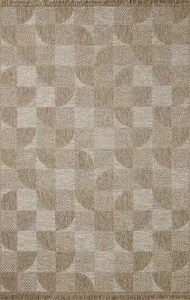 Product Image 1 for Dawn Organic Modern Natural Circular-Patterned Fringe 7'8" x 10' Rug from Loloi