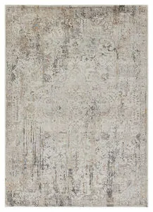 Product Image 1 for Belvoir Modern Abstract Light Gray/ Cream Rug - 5'3" x 7'6" from Jaipur